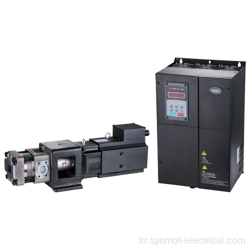 22 LPM 유압 용도를위한 전기 서보 모터 시스템